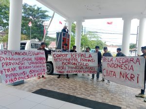 Unjuk Rasa, Masa Desak Pemerintah Tangani Gerakan Separatis di Gorontalo
