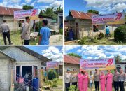 Polres Gorontalo Bedah Rumah Salah Seorang Warga di Kelurahan Bulota