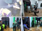 Begini Respon Cepat Polres Gorontalo Bantu Warga yang Terdampak Banjir di Yosonegoro