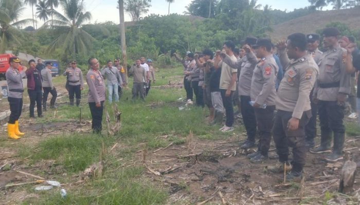 Tindak Tegas Pelaku PETI, Polres Boalemo Tertibkan 3 Titik Lokasi di Dulupi