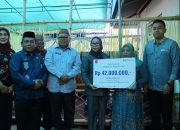 Wabup Nurjanah Serahkan Santunan Kematian BPJS Ketenagakerjaan kepada Ahli Waris