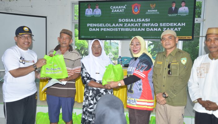 Wakil Bupati Gorontalo Utara Hadiri Sosialisasi dan Penyaluran Zakat, Tekankan Sinergi untuk Kesejahteraan Umat