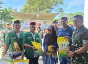 Hadiri HUT TNI ke-80 Tahun, GP Ansor Gorontalo Utara Ikut Salurkan Bantuan ke Warga Kurang Mampu
