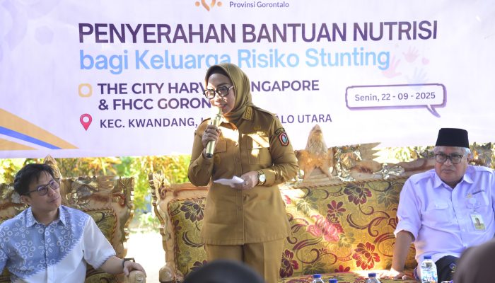 Wabub Nurjanah Salurkan Bantuan Nutrisi City Harvest Singapore ke Keluarga Berisiko Stunting