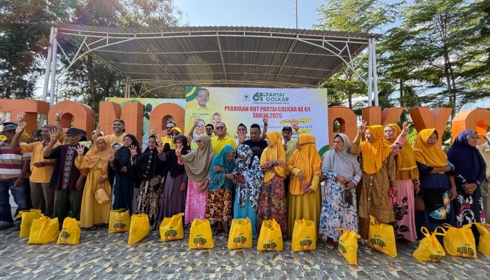 Thariq Modanggu Pimpin Semangat Kader di HUT ke-61 Partai Golkar Gorontalo Utara