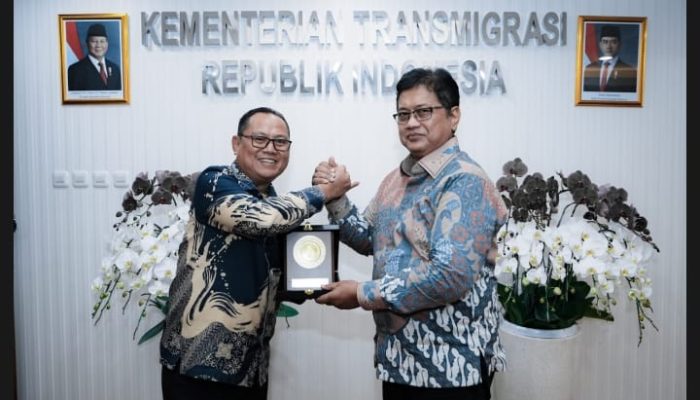 Temui Wamen Transmigrasi, Thariq Modanggu Bahas Potensi Gorontalo Utara