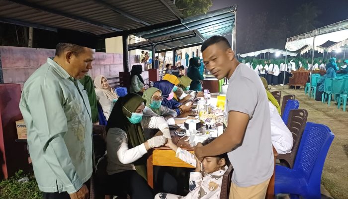 Puskesmas Botupingge Gelar Pemeriksaan Golongan Darah dan Pelayanan Kesehatan Gratis di Acara Pelantikan TP-PKK